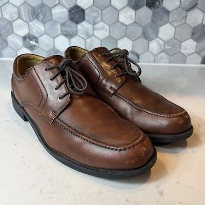 Chaps Brown Leather Oxfords Dress Shoes Mens Size 11 M Model 96-26582 Cushioned - Image 1 of 4
