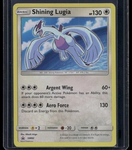 Shining Lugia Holo SM82 - 2017 Shining Legends Black Star Promo Pokemon Card NM1 - Picture 1 of 2