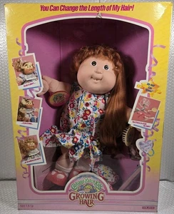 Neu im Karton Cabbage Patch Kinder Puppe mit wachsenden Haaren von Coleco 17 Zoll - Bild 1 von 9