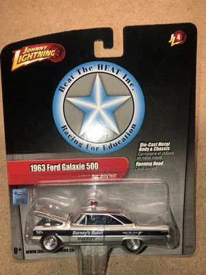 Johnny Lightning 63 Ford Galaxie 500 Silver Barney’s Bullet Mayberry Barney Fife - Image 1 of 4