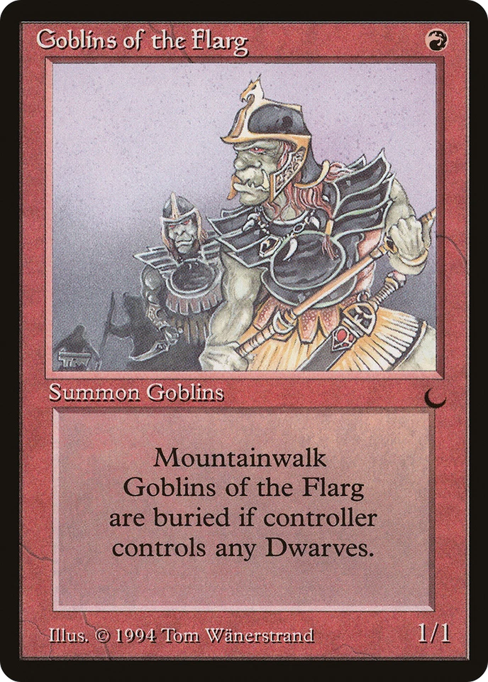 Goblins of the Flarg (MP) The Dark DRK Magic MTG - Image 1 of 1