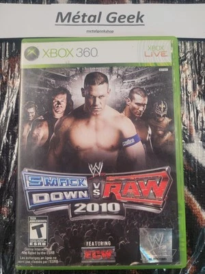 Smackdown VS Raw 2010 Xbox 360 CIB EN/FR Tested Free Shipping in Canada !! - Image 1 of 4