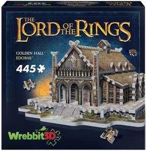 3D Puzzle 445 Teile Herr der Ringe Golden Hall Edoras - Bild 1 von 2