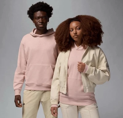 Sudadera con capucha polar rosa rubor talla S Air Jordan Wordmark para hombre FZ3952-601 $120 Foto 1 de 4