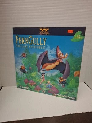 Fern Gully The Last Rainforest (1992 LASERDISC) Widescreen, LIKE NEW,gr - Image 1 of 3