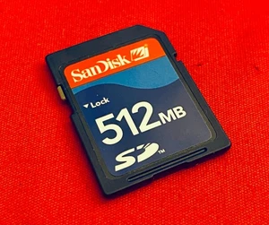 SanDisk 512MB SD Secure Digital Camera Memory Card - Picture 1 of 2
