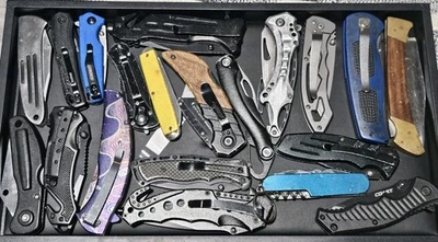 STAG BAG 4-lb Cuchillo y Equipo Lote 20-25 Carpetas, Multiherramientas, Bolígrafos Tácticos, ¡Diversión! #2 Foto 1 de 3