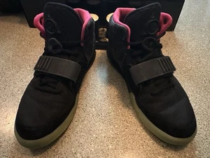 11.5 Nike Air Yeezy 2 NRG Solar Red 2012 Net Blink 1 Mag Zen red October plat 11 - Picture 1 of 6