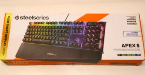 SteelSeries Apex 5 Hybrid Mechanical Gaming Keyboard - Picture 1 of 6