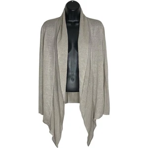 J Jill Strickjacke Pullover Damen klein neutral Leinenmischung vorne offen Lagenlook - Bild 1 von 11