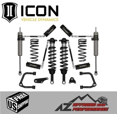 ICON 1.25-3" Lift Stage 5 Suspension Kit w/ Tubular for '25+ Toyota 4Runner 4WD - Image 1 of 4