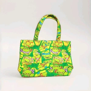 TEENAGE MUTANT NINJA TURTLES Mutant Mayhem Cloth Tote Book Bag TMNT  - Picture 1 of 6