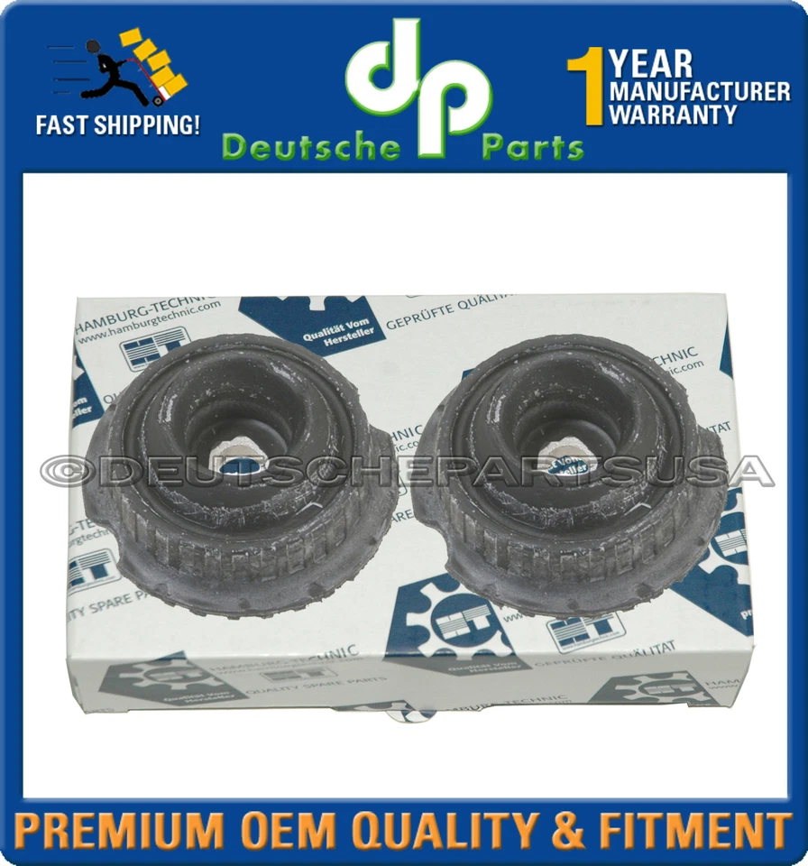 VOLKSWAGEN VW PASSAT FRONT SHOCK STRUT MOUNTS LEFT + RIGHT 4D0 412 377F PAIR - Image 1 of 3