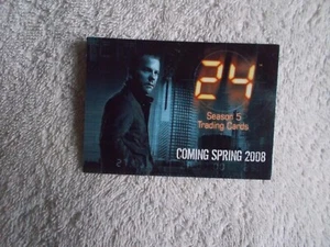 Artbox 2008 - 24 "SEASON 5" #P1 Promo Trading Card JACK BAUER! - Picture 1 of 2