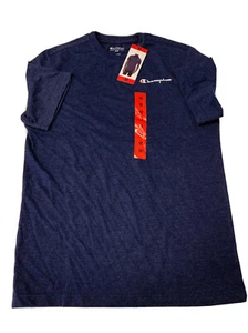 Champion Blue Heather Mens T-Shirt Cotton/Polyester NEW S/Sleeve NEW Medium Roy - Picture 1 of 12