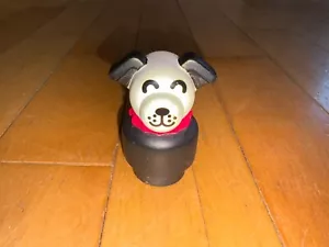 Fisher Price Little People Family Lucky Dog Red Collar Mattel 2008 - Picture 1 of 4
