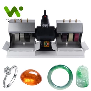 6in Cabbing Machine Lapidary Rock Grinder Polisher Faceting Machine Gem  - Picture 1 of 10