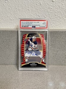 2019-20 Upper Deck Allure - Leon Draisaitl Red Rainbow Autograph PSA 9