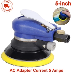 5 Inch Air Random Orbital Sander Auto Pneumatic Palm Sander Set 10000RPM Adjusta - Picture 1 of 7