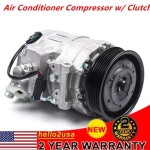 A/C Air Compressor W/ Clutch Fit 06-13 BMW 325i 328i xDrive 330i 528i 525i 530i - Picture 1 of 12