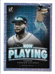 YORDAN ALVAREZ 2020 Donruss Now Playing VECTOR #NP-4 Houston Astros RC - Picture 1 of 2