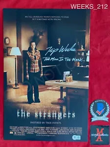 Kip Weeks autographed signed 11x17 photo The Strangers man in the mask Beckett - Picture 1 of 5