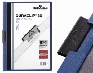 25 Pièce Durable Dossier à Pince Duraclip 30, Films Rigides, Jusqu 30 Feuille En - Afbeelding 1 van 8