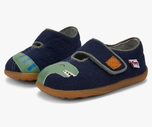 See Kai Run, Cruz II Rubber Bottom Slipper Shoe Navy Dino, Size 4 (Toddler) NWT - Picture 1 of 6