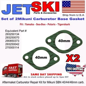 Junta base de carburador de carbohidratos SeaDoo 290850373 293250070 293250042 hecha en EE. UU. - - Imagen 1 de 2