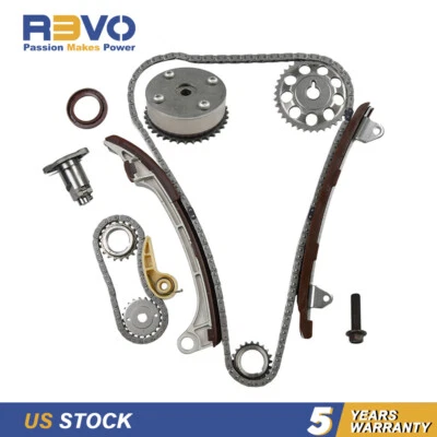 Timing Chain Kit & Cam Phaser VVT Gear for Toyota Corolla Matrix Lexus Scion 2.4 - Image 1 of 4