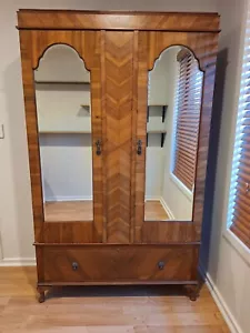 Antique UK Edwardian Mahogany Wardrobe (Marquetry/Inlaid) Excellent Condition - Picture 1 of 10
