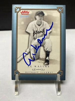 AL KALINE 2004 FLEER GREATS #26 063/500 AUTOGRAPHED - Image 1 of 2