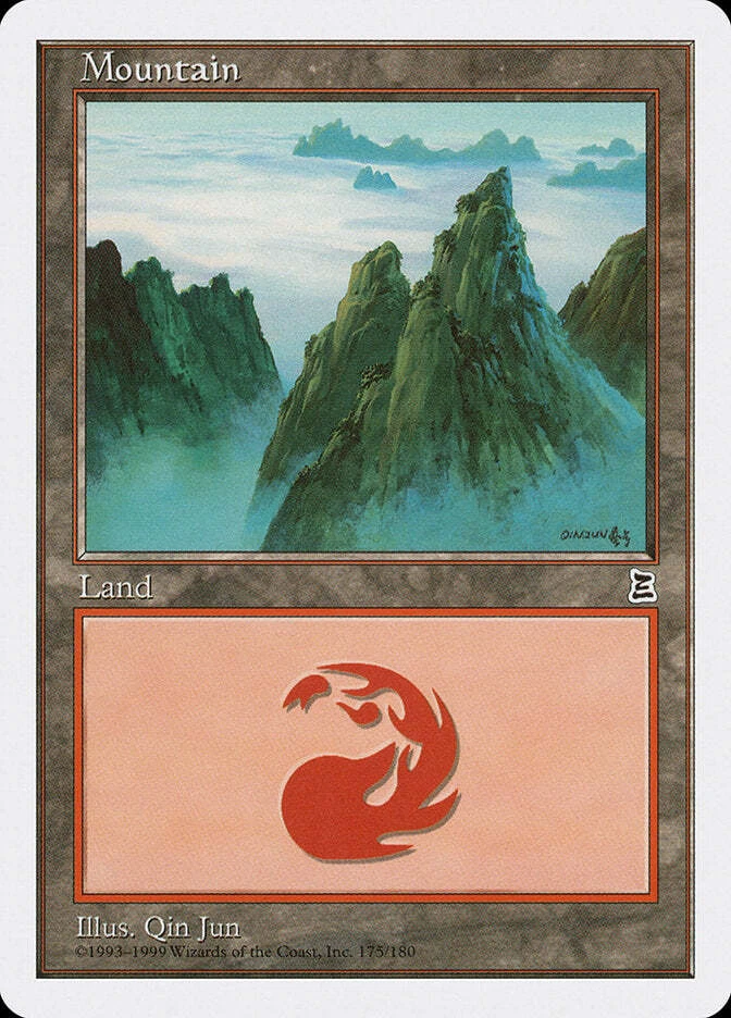 Mountain (175) [Portal Three Kingdoms] Magic MTG - Image 1 of 1