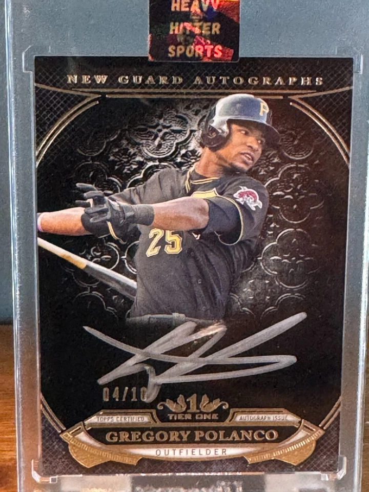 GREGORY POLANCO 2015 Topps Tier One New Guard Auto /10 #NGA-GP Pirates - Image 1 of 2