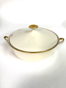 Lenox "Eternal" Gold Covered Dish 9" - Picture 1 of 12