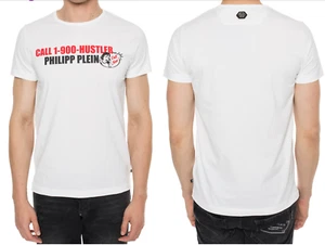 Camisa T-Shirt De Cuello Redondo Philipp Plein Platinium Cut CALL HUSTLER - Imagen 1 de 12