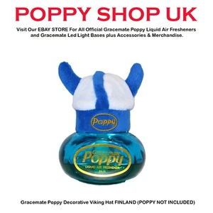 Gracemate Poppy Decorative Viking Hat FINLAND FREE NEXT DAY DELIVERY - Picture 1 of 4