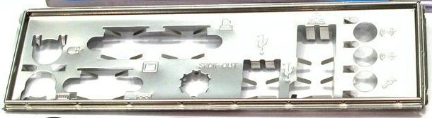 MASCHERINA POSTERIORE / BACKPLATE / IO SHIELD BACK PANEL <  ASUS  P5LD2-X/1333 > - Immagine 1 di 1