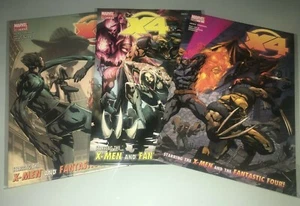 X4: X-Men / Fantastic Four #1-3 NM Pat Lee Akira Yoshida Dreamwave Wolverine - Picture 1 of 1