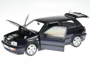VW Golf 3 VR6 1996 bleu metallic vehicule miniature 188462 Norev 1:18