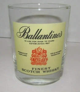 Ballentine's Finest Scotch Whiskey Cocktail Bar Glass Mancave  - Picture 1 of 9