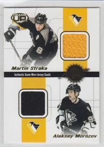 2001-02 PACIFIC HEADS UP STRAKA MOROZOV BERANEK BOUGHNER CAMISETA JUEGO USADA Pengui - Imagen 1 de 2