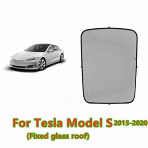 Actualización Ventana Vidrio Techo Parasol Ventana Parasol Techo Corredizo Red Para Tesla Modelo S - Imagen 1 de 8