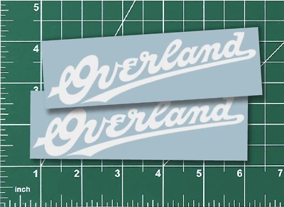 Calcomanía Overland para Jeep en 5” x 1,6” Foto 1 de 2