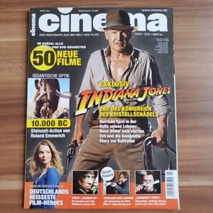 Cinema 03/2008, Indiana Jones, Kinomagazin, Filmzeitschrift, Inhaltsangabe, Top