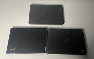 Posten von 3 Laptop Chromebooks - wie besehen für Ersatzteile - Bild 1 von 13