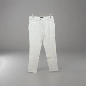 NEW Movetes Women's Eliza Off White Golf Leisure Pants Size 8 Stretch NWT (304) - Picture 1 of 8