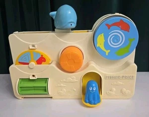 Vintage 1979 FISHER PRICE WATERWORKS VASCA DA BAGNO GIOCATTOLO ATTIVITÀ CON VENTOSE, CINGHIE - Foto 1 di 6