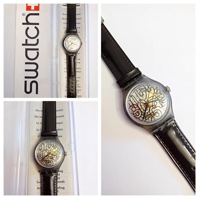 Swatch Automatico Nuovo NOS Numé-Rotation SAM107 1996 Vintage Orologio da polso - Immagine 1 di 4