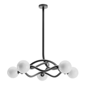 Redo Confusio lampadario black grande 5 luci E.14 - Foto 1 di 1